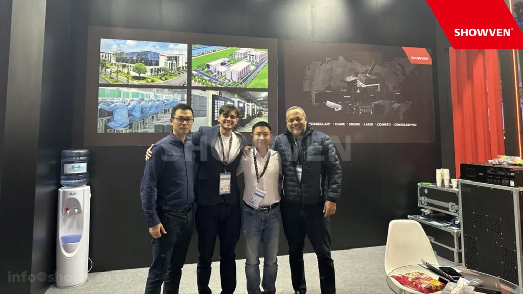 SHOWVEN Released 16 New Products in the Prolight+Sound 2024 Exhibition Including Sparkular, Flame, Smoke, Confetti and Laser