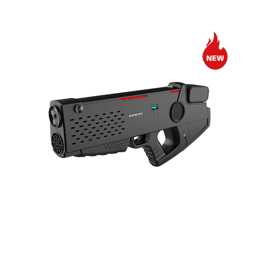 Lightweight battery powered smoke gun